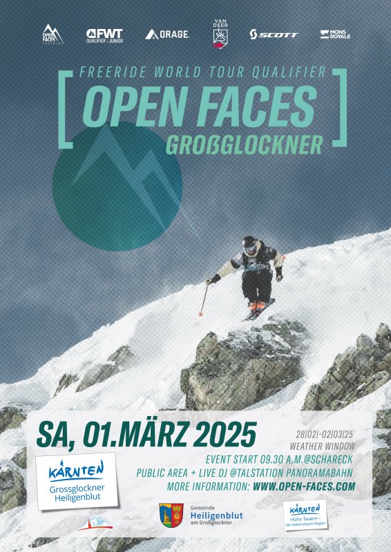 Freeride World Tour Open Faces 2025