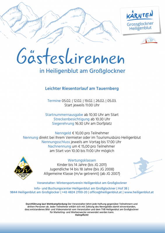 Gästeskirennen am Tauernberg