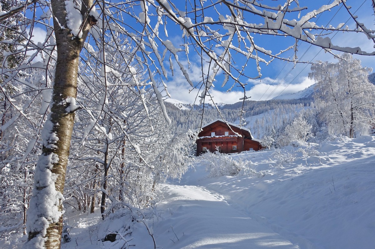 Bergchalet im Hochwinter - absolut ruhige Alleinlage