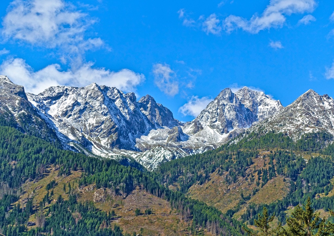 Schober massif in autumn