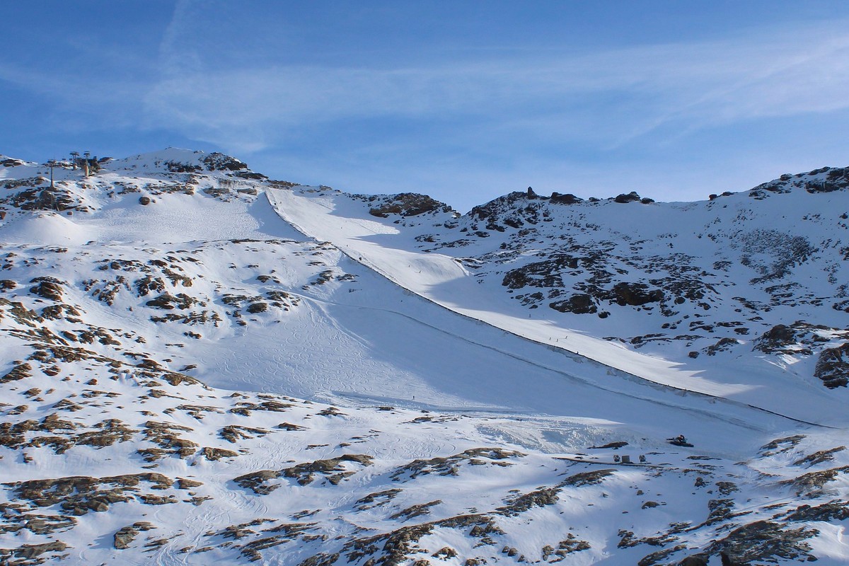 Skilauf am Mölltaler Gletscher 2024-10-15