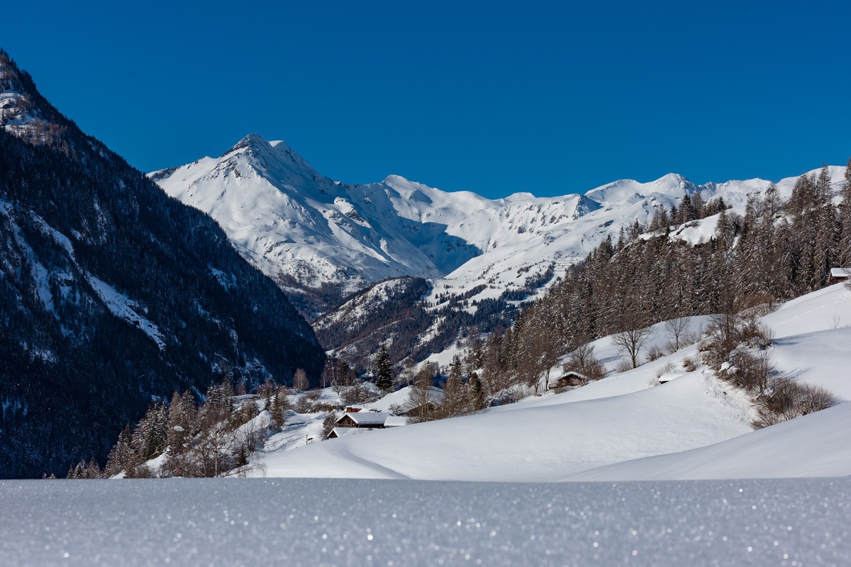 Winteridylle auf der Sonnenseite | © Franz Gerdl, Nationalpark Hohe Tauern