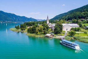 Der malerische Ossiacher See - auch hier sind die Schiffe gratis für unsere Gäste! | © Michael Stabentheier, Kärnten Werbung