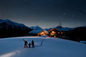 In klaren Winternächten siehst Du die Milchstrasse und Millionen von Sternen